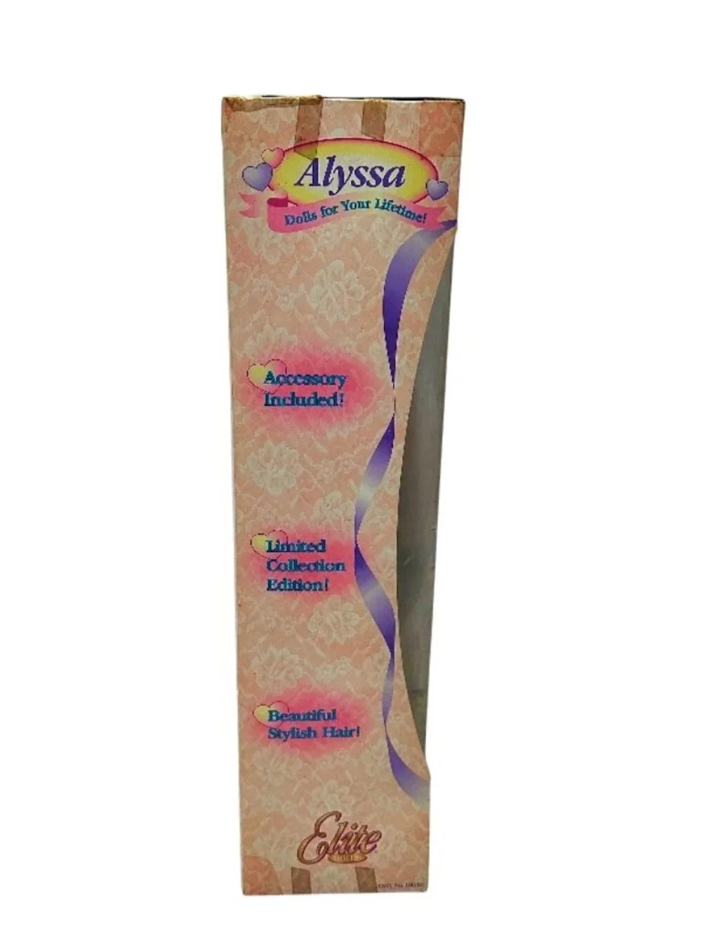 Vintage Elite Alyssa Poseable Soft Body Doll 1997 in Box Sealed 18 Inch #18030